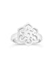 Silberring hell Blume durchbrochen - Shanti Enterprise AG
