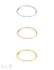 Silberring hell fein rund 1,5 mm verziert - Shanti Enterprise AG