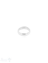 Silberring hell leicht gewölbt 4.2 mm breit