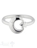 Silberring mit Mond und Stern - Shanti Enterprise AG