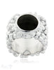 Silberring Nuggets breit 18 mm - Shanti Enterprise AG