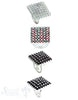 Silberring Quadrat mit 47 Steinen 26x26 mm - Shanti Enterprise AG