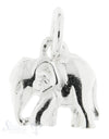 Silbertier Elefant stylisiert poliert 11x10.5 mm Pack = 2 Stk. - Shanti Enterprise AG