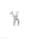 Silbertier: Giraffe mit Öse 5x18 mm 30x35 mmmm - Shanti Enterprise AG