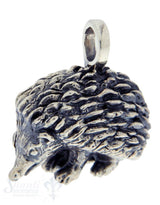 Silbertier: Igel mit Struktur 22x22 mm Dicke:13mm