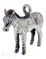 Silbertier: Zebra poliert 30x36 mm Dicke:9mm