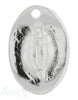 Silbertier:Plaquette oval mit Schnecke 18x12 mm, Dicke 1 mm - Shanti Enterprise AG