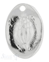 Silbertier:Plaquette oval mit Schnecke 18x12 mm, Dicke 1 mm - Shanti Enterprise AG