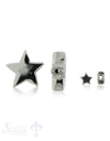 Silberzwischenteil Stern poliert Loch 1.5 mm Dicke: 5.5 mm - Shanti Enterprise AG