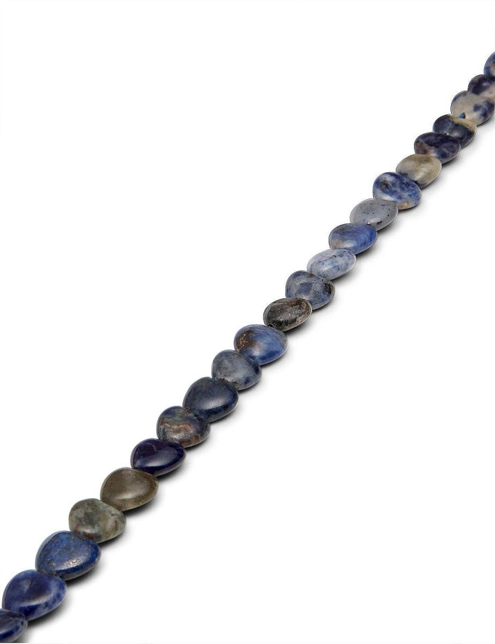 Sodalith Strang blau-grau poliert Herz 10 mm B - Shanti Enterprise AG