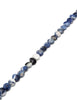 Sodalith Strang blau-weiss facettiert Disk dick 8 mm A (8.3-8.5 mm) 5.8 mm dick - Shanti Enterprise AG
