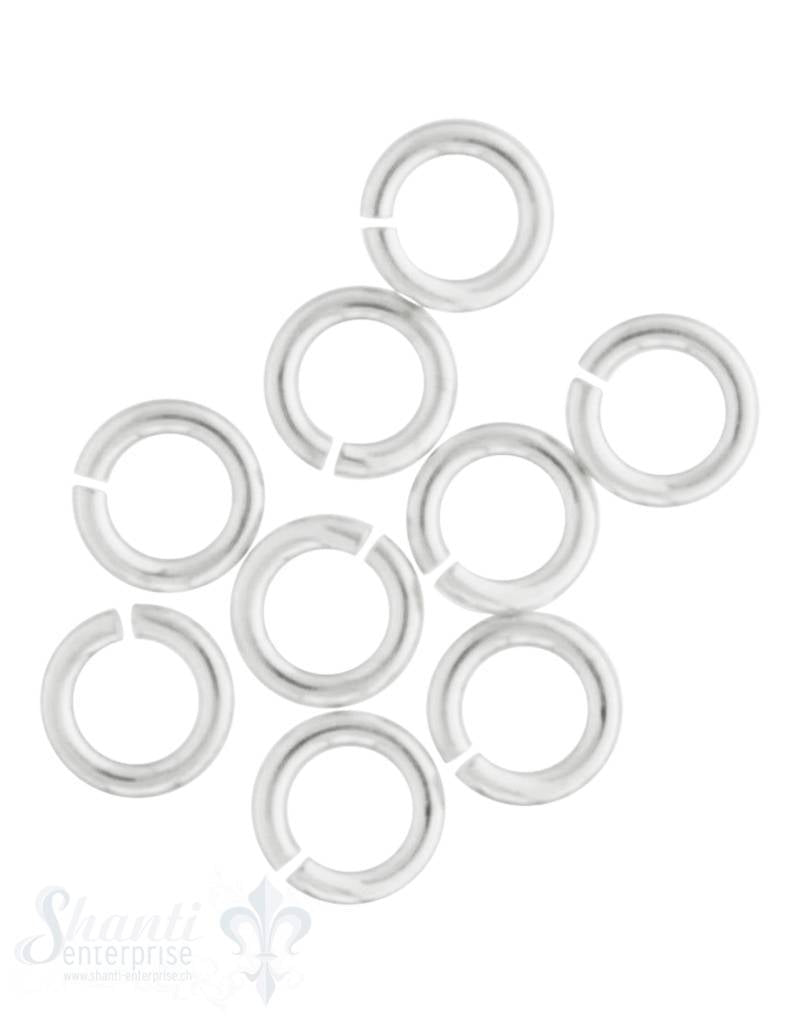 Spaltring Silber 12 mm offen extra hart - Shanti Enterprise AG