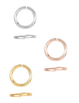 Spaltring Silber offen extra hart