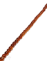Spessartin Strang cognac-orange poliert Kugeln Granat