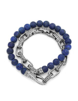 Stahl Armband Herren 42 cm 2-reihig