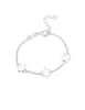 Stern Armband mit Ankerkette Grössenverstellbar mit Karabiner Silber 925 - Shanti Enterprise AG