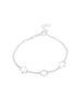 Stern Armband mit Ankerkette Grössenverstellbar mit Karabiner Silber 925 - Shanti Enterprise AG