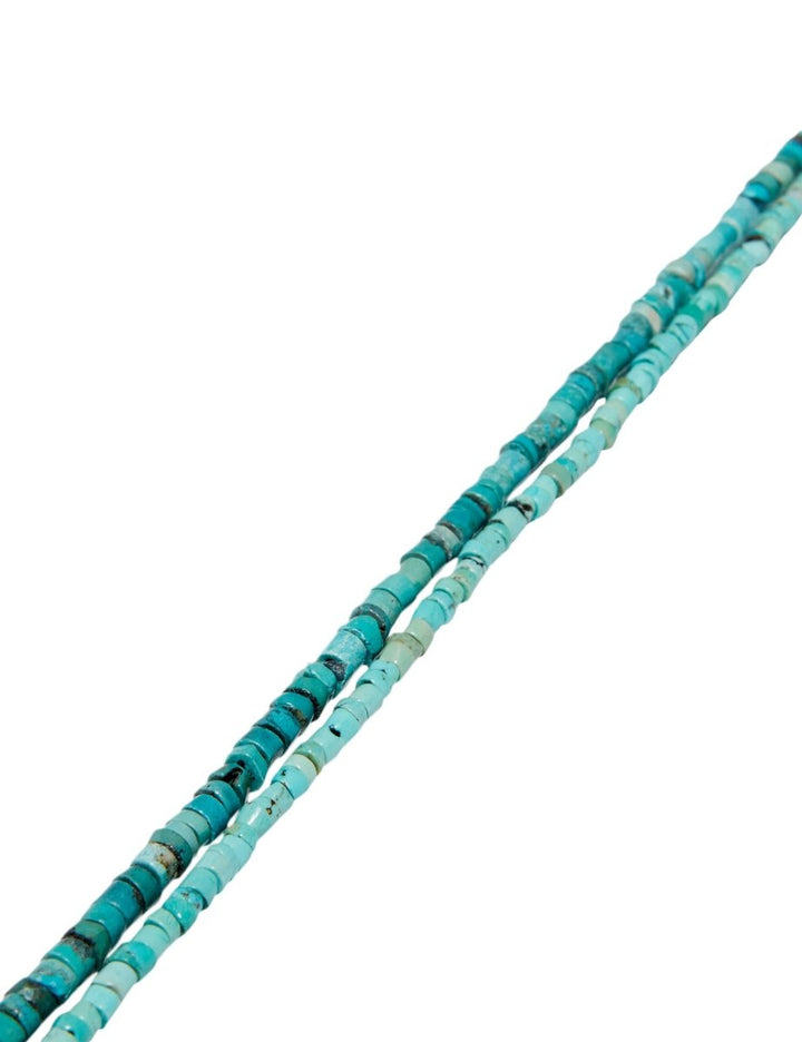 Tib.Türkis Strang poliert Rondellen 3 mm AAA Grösse variabel Farbe kann variieren - Shanti Enterprise AG