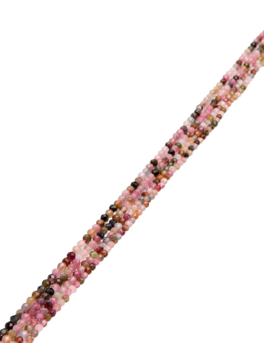 Turmalin Strang rosa-multicolor AAA facettier - Shanti Enterprise AG