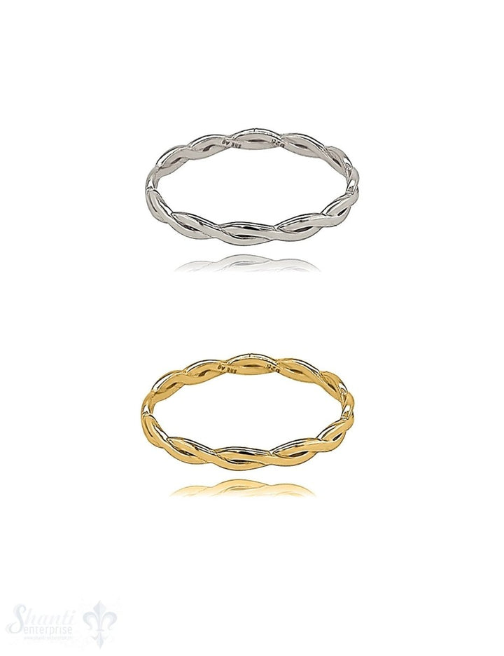 Twisted Silberring 2,7 mm breit ec - Shanti Enterprise AG