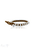 Viskose Armband 8 mm breit mit Silber Kugeln & Knopfverschluss - Shanti Enterprise AG
