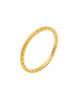 Wabenmuster 1.5 mm Fingerring verziert seitliches Muster Silber 925 ec - Shanti Enterprise AG