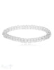 Wheels 8 mm Edelstein Armband auf Elastik facettiert 19 cm 8 x 4.5 mm - Shanti Enterprise AG