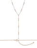 Y Anker Halskette fein poliert u.3 mm Kugeln 40-46 cm Federringschloss Y Teil 11 cm lang Grösse vertellbar - Shanti Enterprise AG