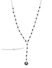 Y- Kette 70+6 cm mit Ankerkette 2,3x2,8 mm Amulett-Anhänger gehämmert Karabiner Silber 925 hell - Shanti Enterprise AG