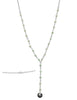 Y- Kette 70+6 cm mit Ankerkette 2,3x2,8 mm Amulett-Anhänger gehämmert Karabiner Silber 925 hell - Shanti Enterprise AG