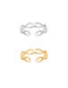 Zehenring Ovale 4x6 mm flach durchbrochen poliert offen Grösse verstellbar - Shanti Enterprise AG