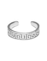 Zehenring Silber geschwärzt mit Relief ID 12.5 mm grössenverstellbar