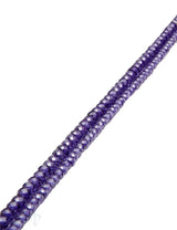 Zirkon Strang violett mittel gefärbt facettiert Buttons