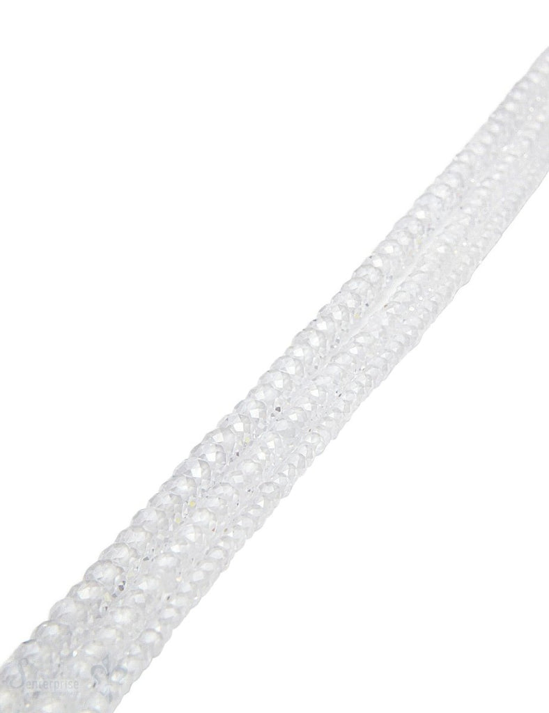 Zirkon Strang weiss transparent facettiert Buttons - Shanti Enterprise AG