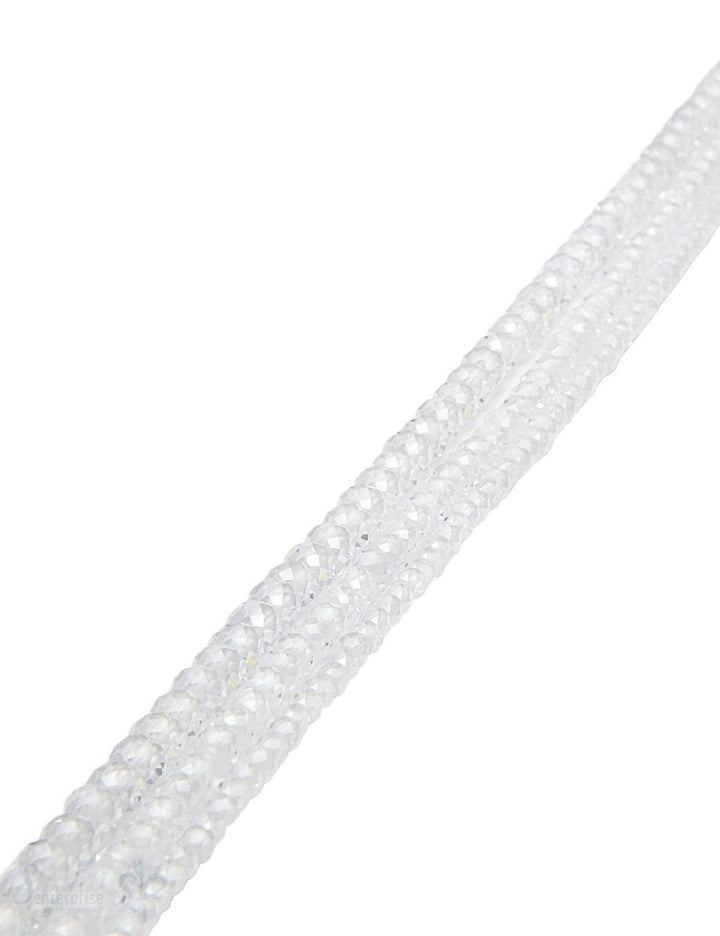Zirkon Strang weiss transparent facettiert Buttons - Shanti Enterprise AG