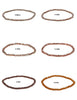 Zirkonia-Kristall buttons Armbänder 4 mm facettiert auf Elast 18 cm - Shanti Enterprise AG
