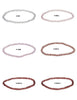 Zirkonia-Kristall buttons Armbänder 4 mm facettiert auf Elast 18 cm - Shanti Enterprise AG