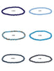 Zirkonia-Kristall buttons Armbänder 4 mm facettiert auf Elast 18 cm - Shanti Enterprise AG