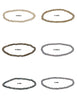 Zirkonia-Kristall buttons Armbänder 4 mm facettiert auf Elast 18 cm - Shanti Enterprise AG
