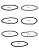 Zirkonia-Kristall buttons Armbänder 4 mm facettiert auf Elast 18 cm - Shanti Enterprise AG