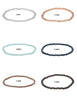 Zirkonia-Kristall buttons Armbänder 4 mm facettiert auf Elast 18 cm - Shanti Enterprise AG