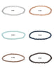 Zirkonia-Kristall buttons Armbänder 4 mm facettiert auf Elast 18 cm - Shanti Enterprise AG