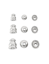 Zylinder Element Mala mit 2 Rillen Silber 925